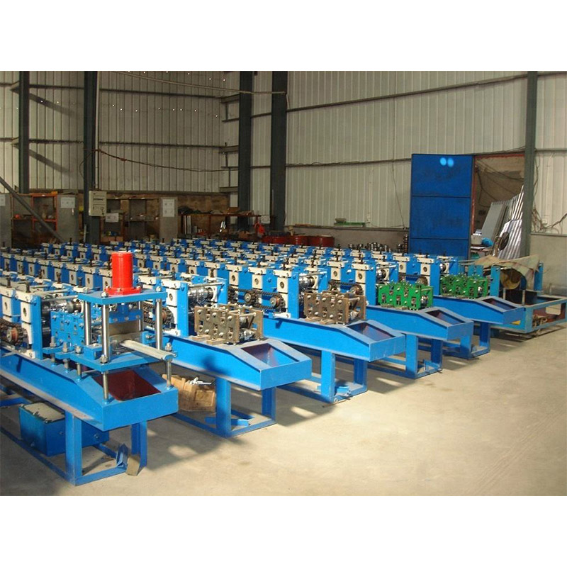 Factory manufacturer YX14-85 Garage Metal Rolling Door Steel Strip Shutter Roller Slat Making Machine/shutter door roll forming machine